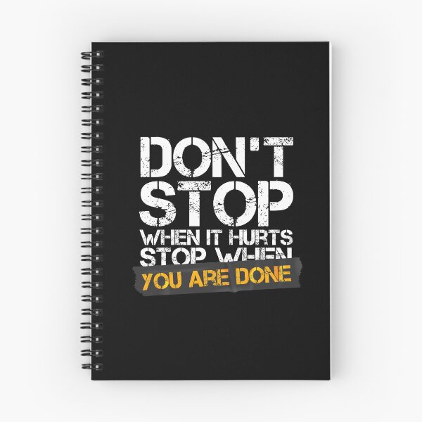Item preview, Dont stop when it hurts stop when you are done designed and sold by Urosek.