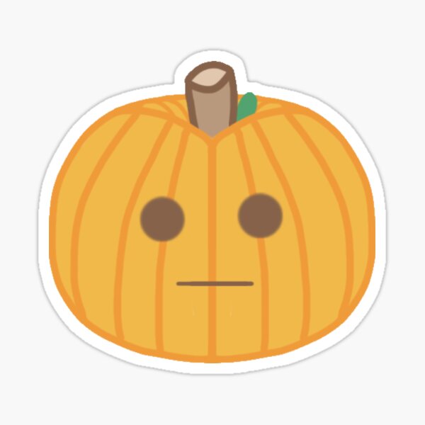 Placid Pumpkin Sticker