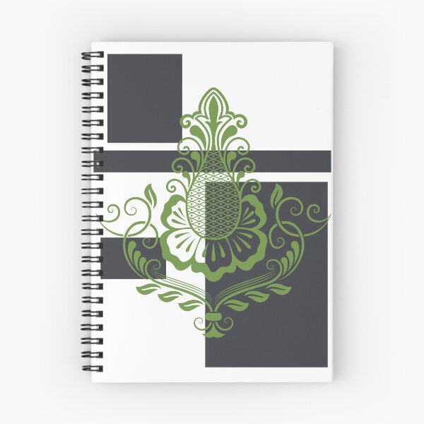 Item preview, Modern dark green squares green flourish element designed and sold by Lilith-Designs.