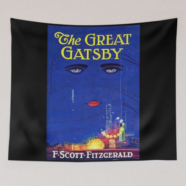 Item preview, Vintage The Great Gatsby Book Cover Art Deco Poster Print designed and sold by derrotebaron.
