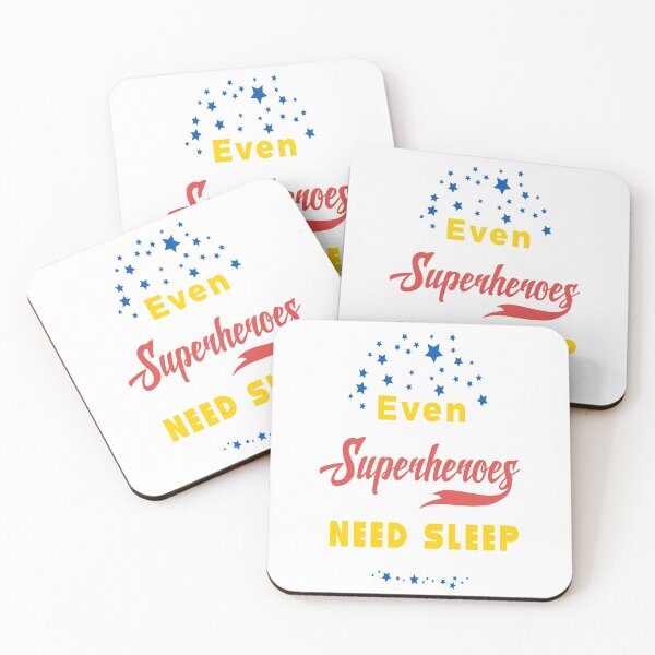 Item preview, Even superheroes need sleep designed and sold by niedi18.