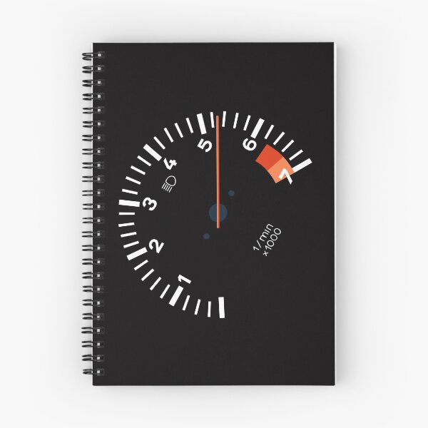 Item preview, 911 Sideways Tachometer (white) designed and sold by Throttle & Threads.