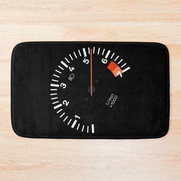 Item preview, 911 Sideways Tachometer (white) designed and sold by Throttle & Threads.