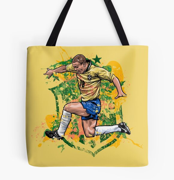 Ronaldo Nazario Brasil World Cup Tote Bag for Sale by thesdlnr