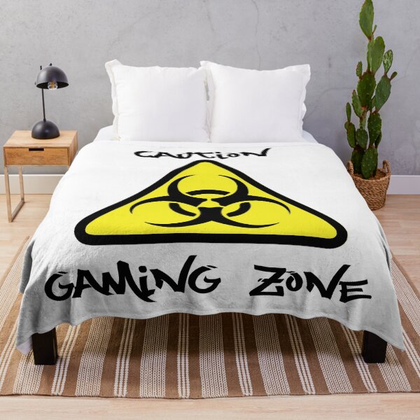 Item preview, Caution gaming zone designed and sold by AkraidaxDesign.