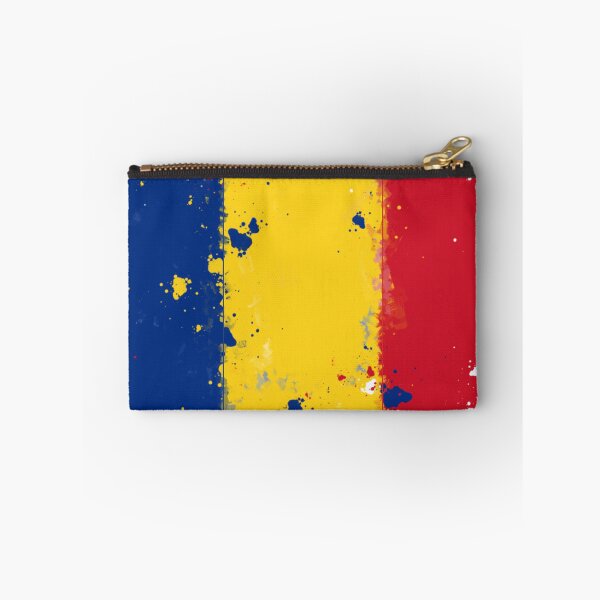 Item preview, Romania Grunge Flag designed and sold by HomeLivingCo.