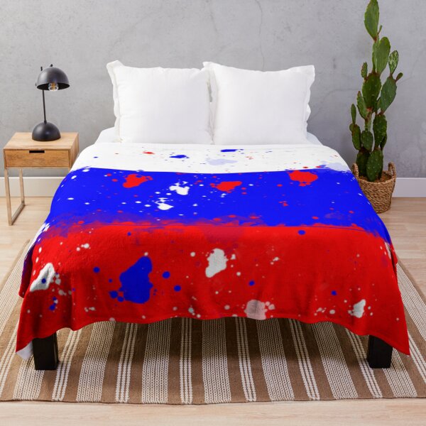 Item preview, Russia Grunge Flag designed and sold by HomeLivingCo.