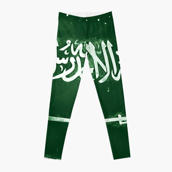 Saudi Arabia Flag Leggings for Sale