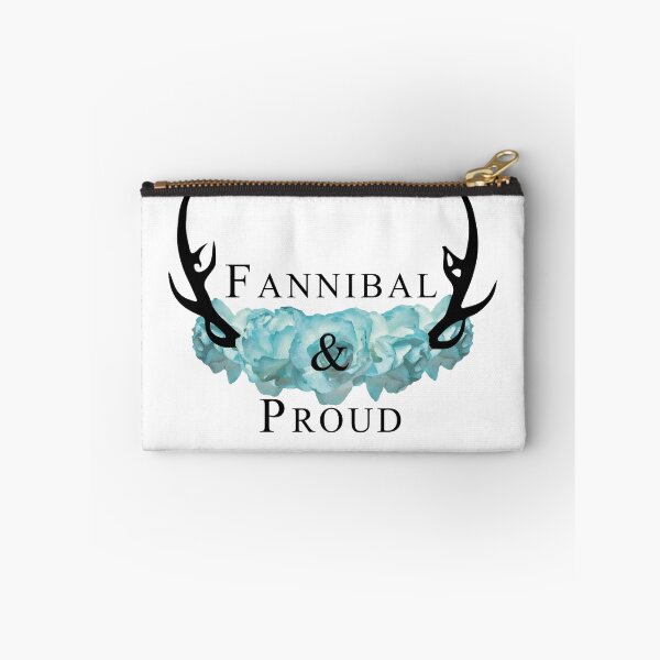 Item preview, 'Fannibal & Proud' w/ Flower (Black Font) designed and sold by tirmedesign.