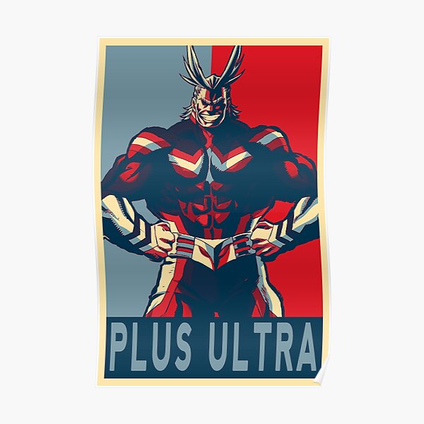 All Might plus ultra My Hero Academia Poster