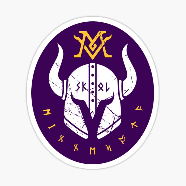 Minnesota Vikings HORN Vinyl Decal / Sticker 10 sizes!! Free Shipping!!