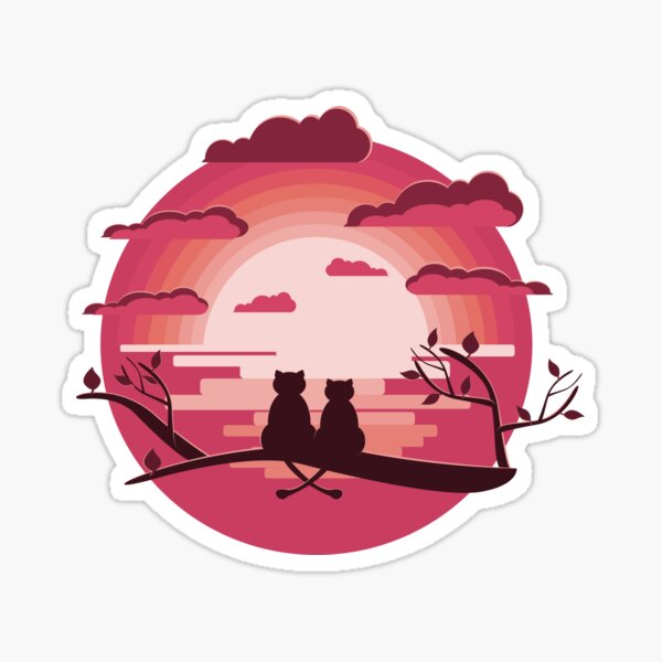 Love Cats Sticker