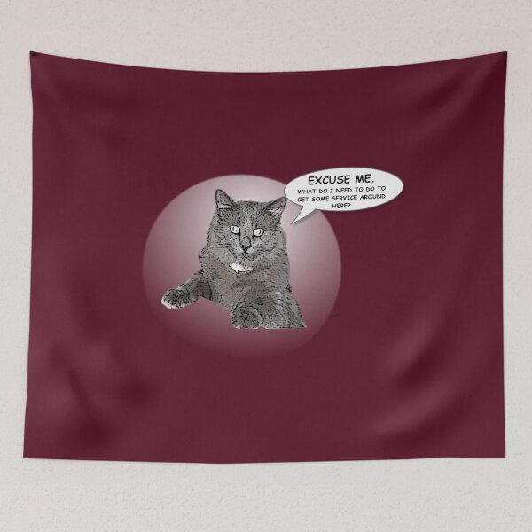 Aperçu de l'œuvre DRÔLE NEBELUNG CAT - DE QUOI AI-JE BESOIN POUR OBTENIR UN SERVICE? créée et vendue par tshdesigns.