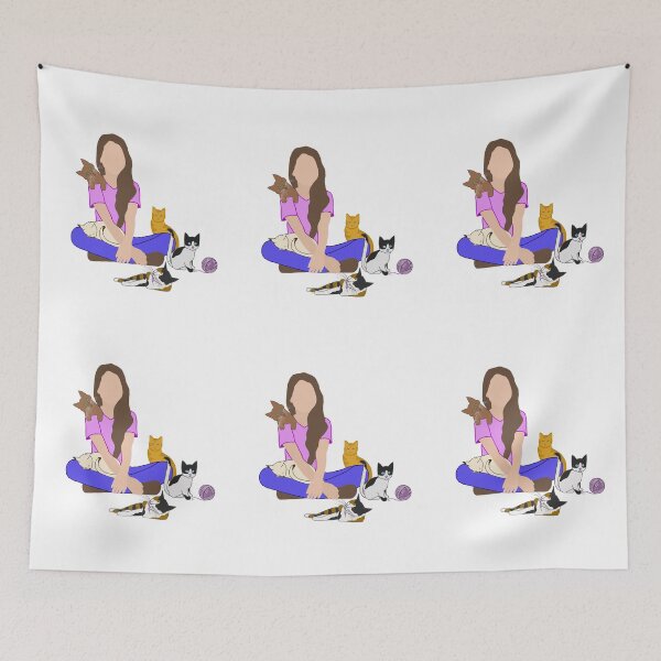 Item preview, Crazy Cat Mom designed and sold by Ella's  Doodles And Designs.