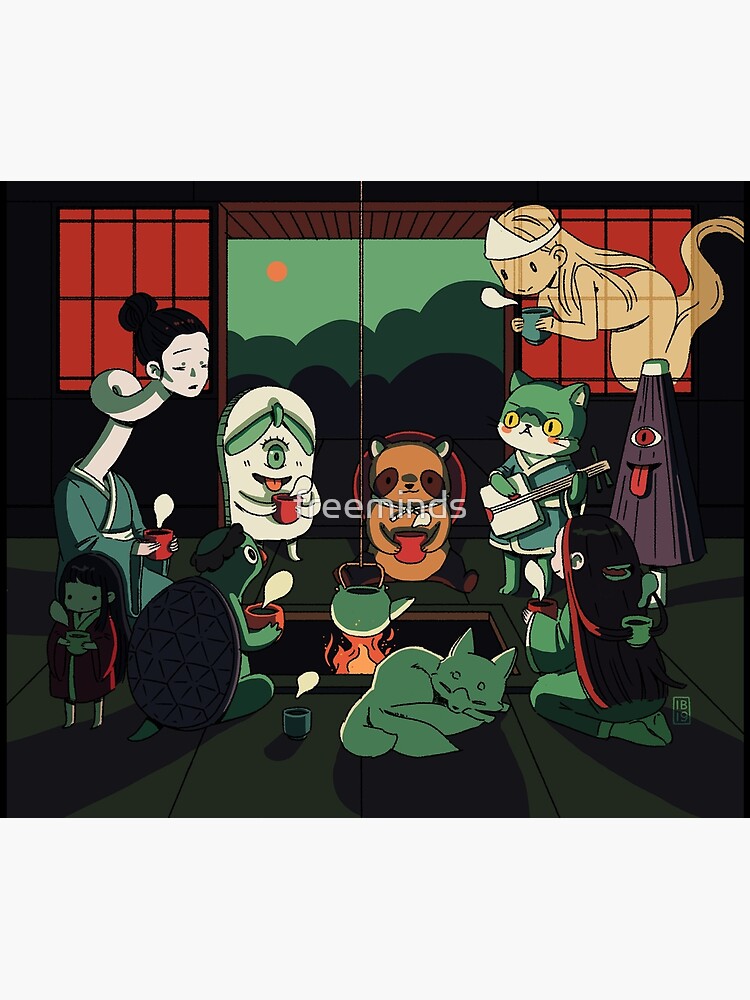 Yokai Tea Party by freeminds