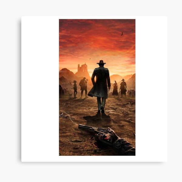 Western red dead Canvas Print