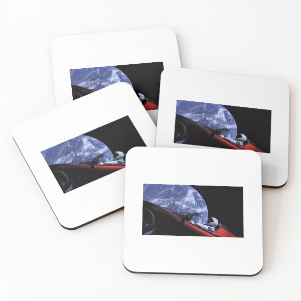 Item preview, Tesla Roadster in Space designed and sold by lunapolaris.