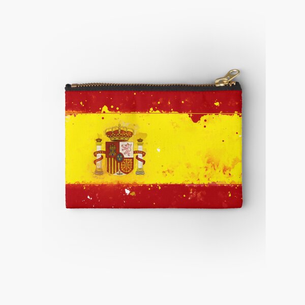 Item preview, Spain Grunge Flag designed and sold by HomeLivingCo.