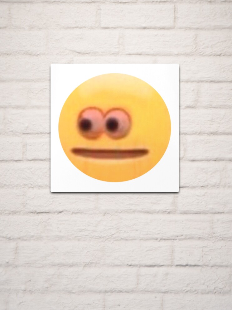 "Stressed Emoji Meme" Metal Print For Sale By AMemeStore | Redbubble