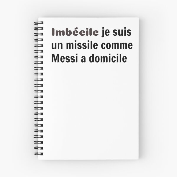 Item preview, Funny fun t-shirt provoking imbecile I'm a missile like home messi designed and sold by BILAL4CREATOR.