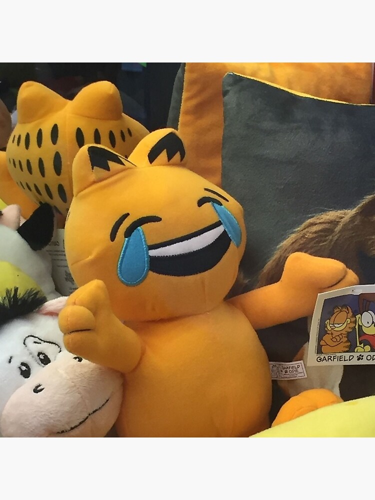 emoji garfield plush