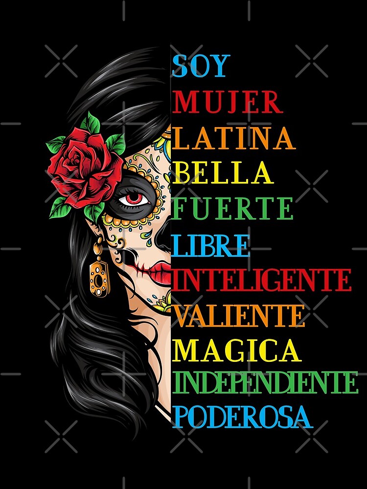Mochila saco for Sale con la obra «Soy Mujer Latina Chingona Red Rose in  Hair Cita inspiradora Mujer Latina, mujeres mexicanas, orgullo mexicano» de  Socami