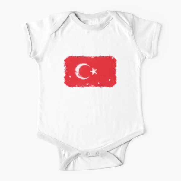 Vetements Enfant Et Bebe Sur Le Theme Drapeau De La Turquie Redbubble