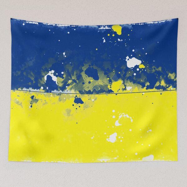 Item preview, Ukraine Grunge Flag designed and sold by HomeLivingCo.