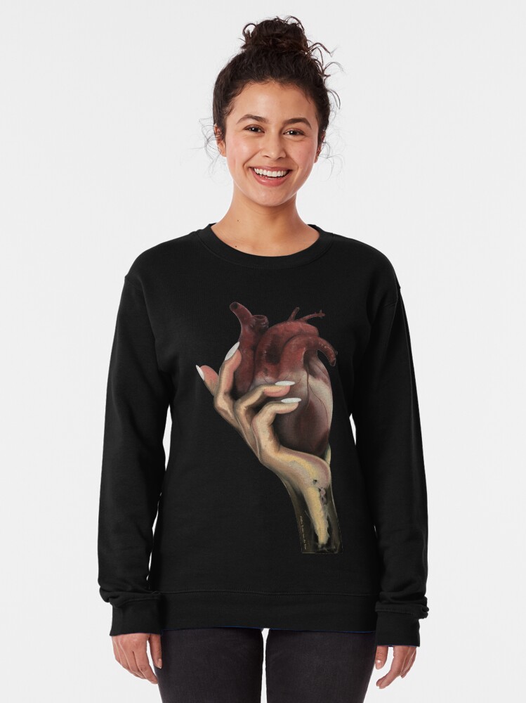 Alternate view of Heart in hand Pullover Sweatshirt