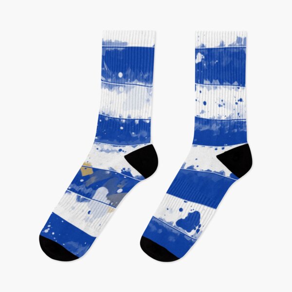 Item preview, Uruguay Grunge Flag designed and sold by HomeLivingCo.