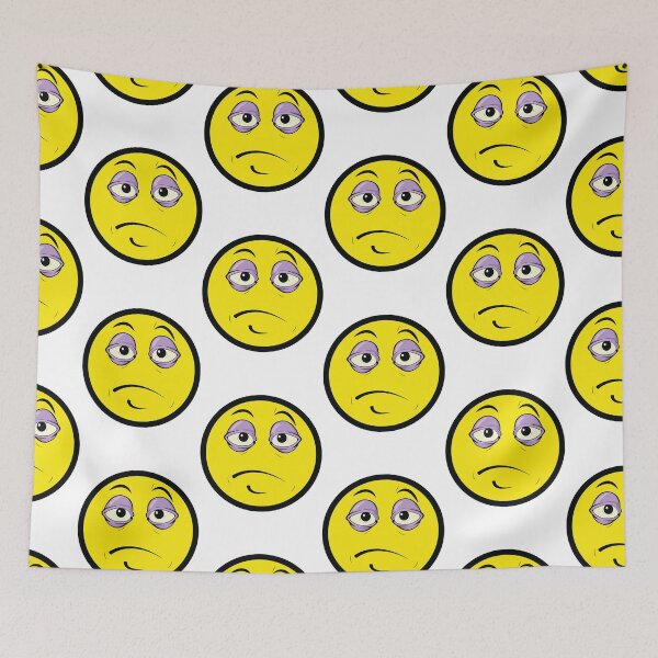 Item preview, Tired yellow face designed and sold by dumefro.
