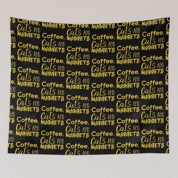 Item preview, Coffee and cats and NUGGETS! designed and sold by jazzydevil.