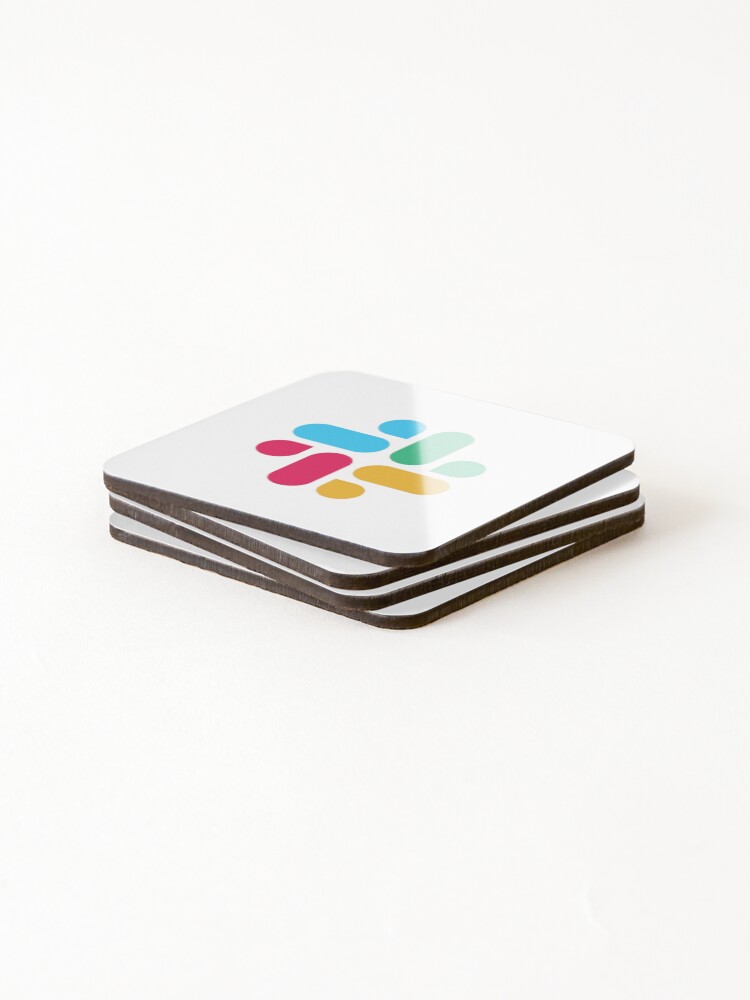 Thumbnail 4 of 5, Coasters (Set of 4), Slack Logotype designed and sold by hipstuff.