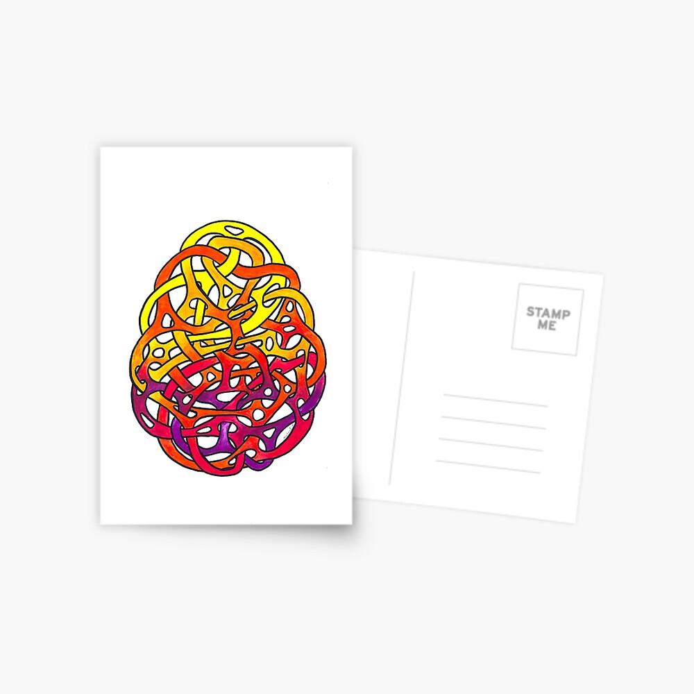 Carte postale « Oeuf de feu»