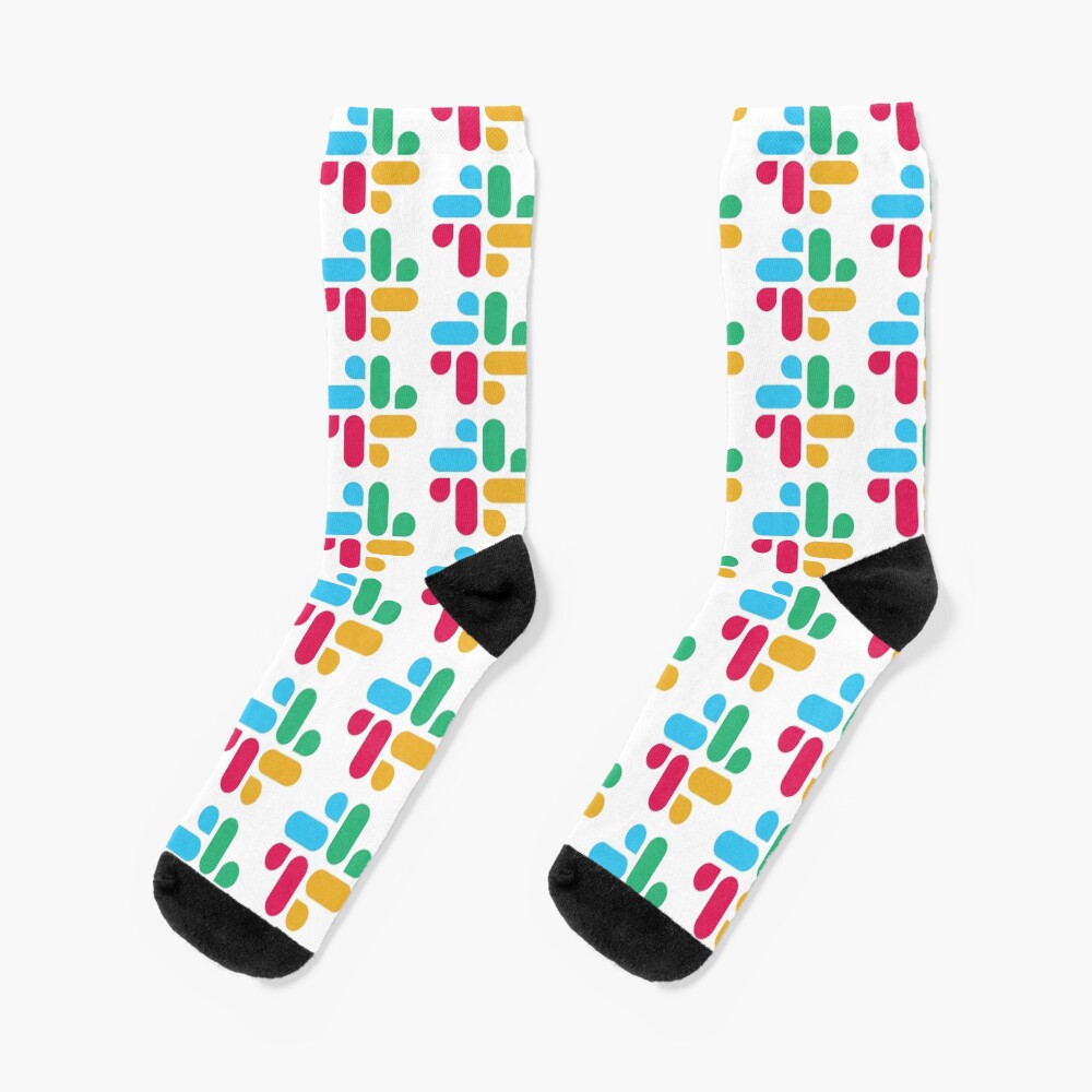 Slack Logotype Socks
