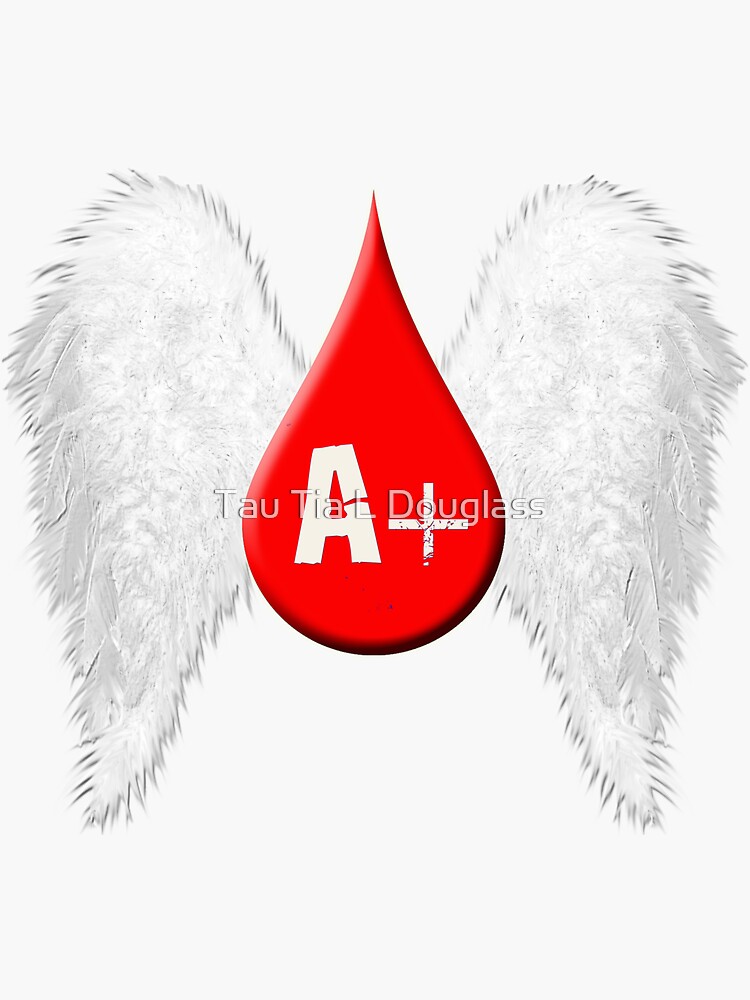 Blood Type A Positive - Angel Wings by PurplePeacock