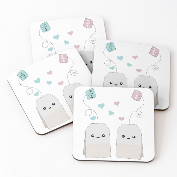 Item preview, Bes Teas Besties Cute Kawaii Tea Bag Best Friends Gift T-Shirt designed and sold by Sardine Designs.