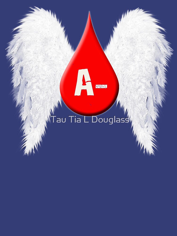 Blood Type A Negative - Angel Wings by PurplePeacock