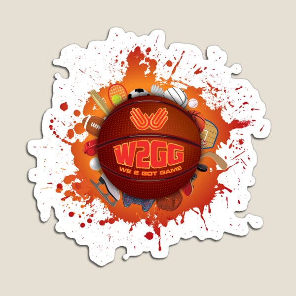 We 2 Got Game basketball Magnet