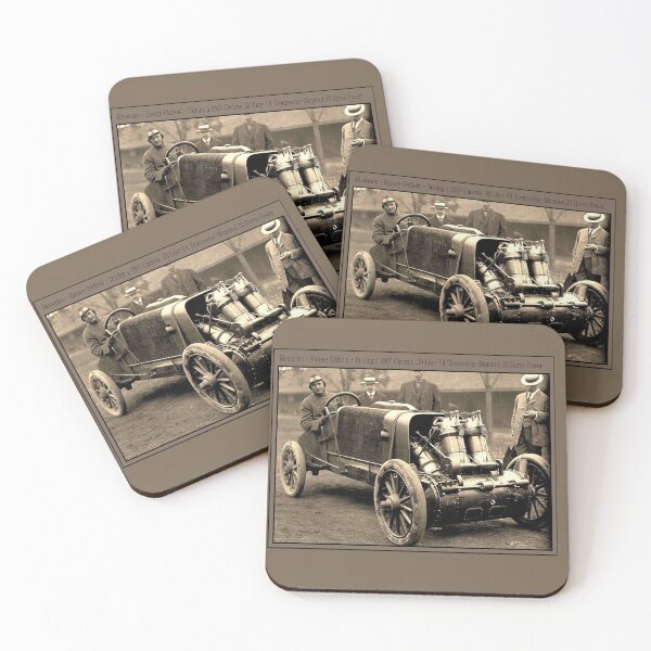 Item preview, BARNEY OLDFIELD : Vintage Auto Racing Advertising Print designed and sold by posterbobs.