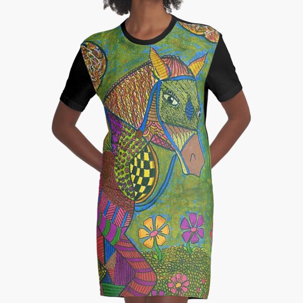 Freedom Ride Graphic T-Shirt Dress