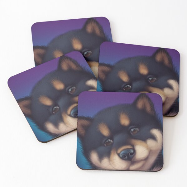 Item preview, Black and Tan Shiba Inu Puppy designed and sold by bawk.