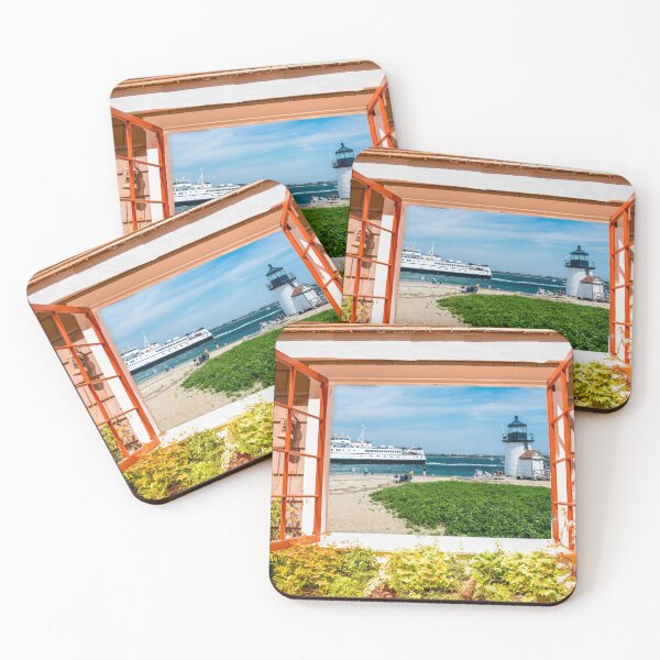 Item preview, Nantucket Ferry and Brant Point Lighthouse designed and sold by articlave.