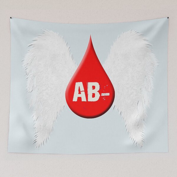 Item preview, Blood Type AB Negative - Angel Wings designed and sold by Tau Tia L Douglass.