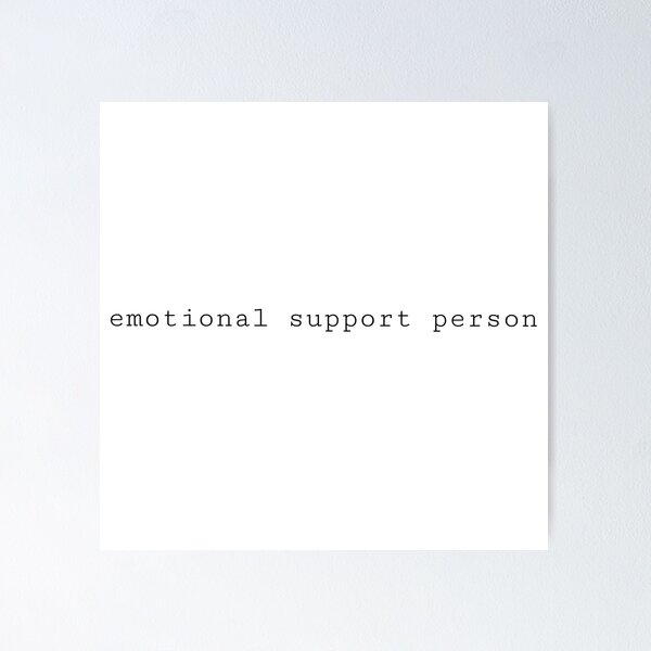Item preview, emotional support person designed and sold by k dono.