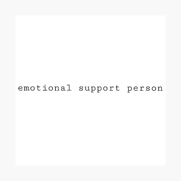 Item preview, emotional support person designed and sold by k dono.