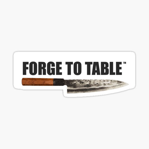 Bunka Chef Knife & Friends Sticker for Sale by Tastebuddy