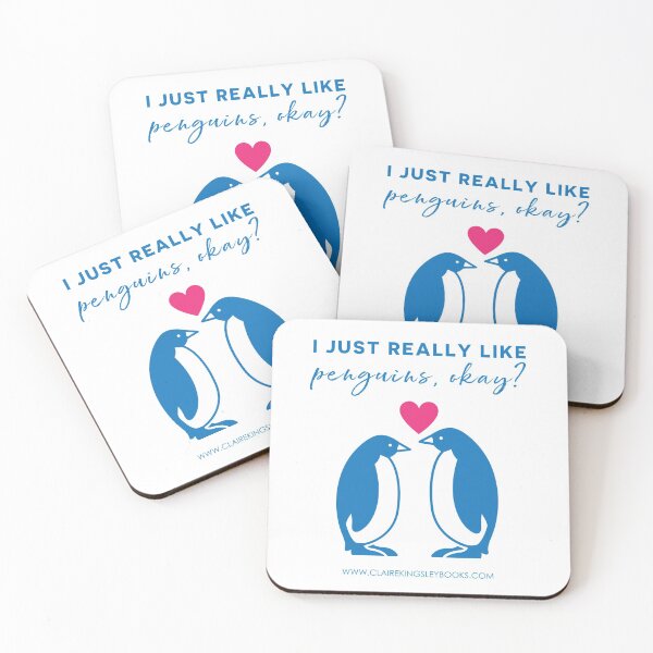 I just really like penguins, okay? Coasters (Set of 4)