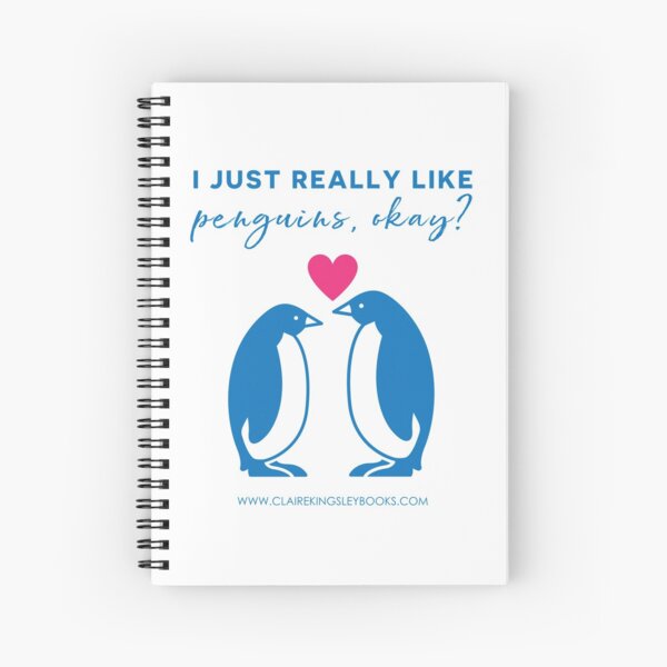 I just really like penguins, okay? Spiral Notebook