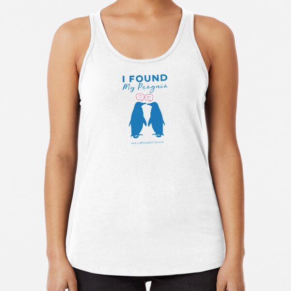 I Found My Penguin Racerback Tank Top